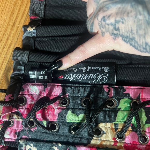 Burleska floral underbust corset - Picture 2 of 3